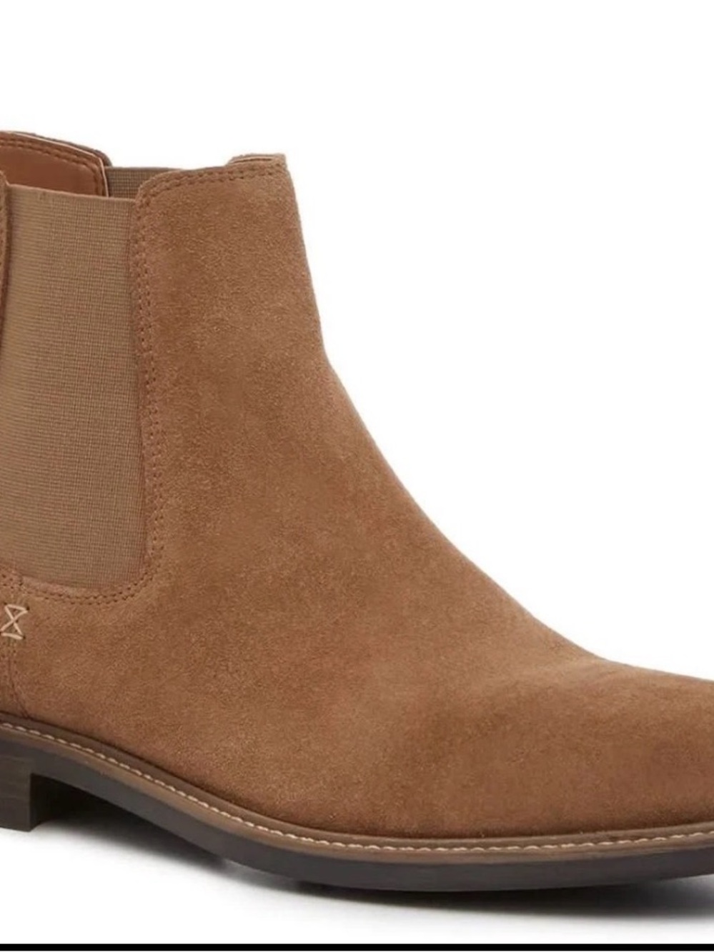 Men's Suede Chelsea Boot - Tan